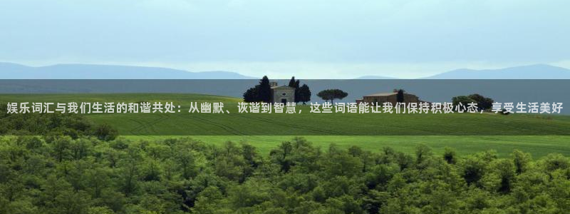 琳琅娱乐：娱乐词汇与我们生活的和谐共处：从幽默、诙谐到智慧，这些词语能让我们保持积极心态，享受生活美好