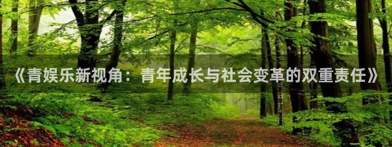 琳琅娱乐：《青娱乐新视角：青年成长与社会变革的双重责任》